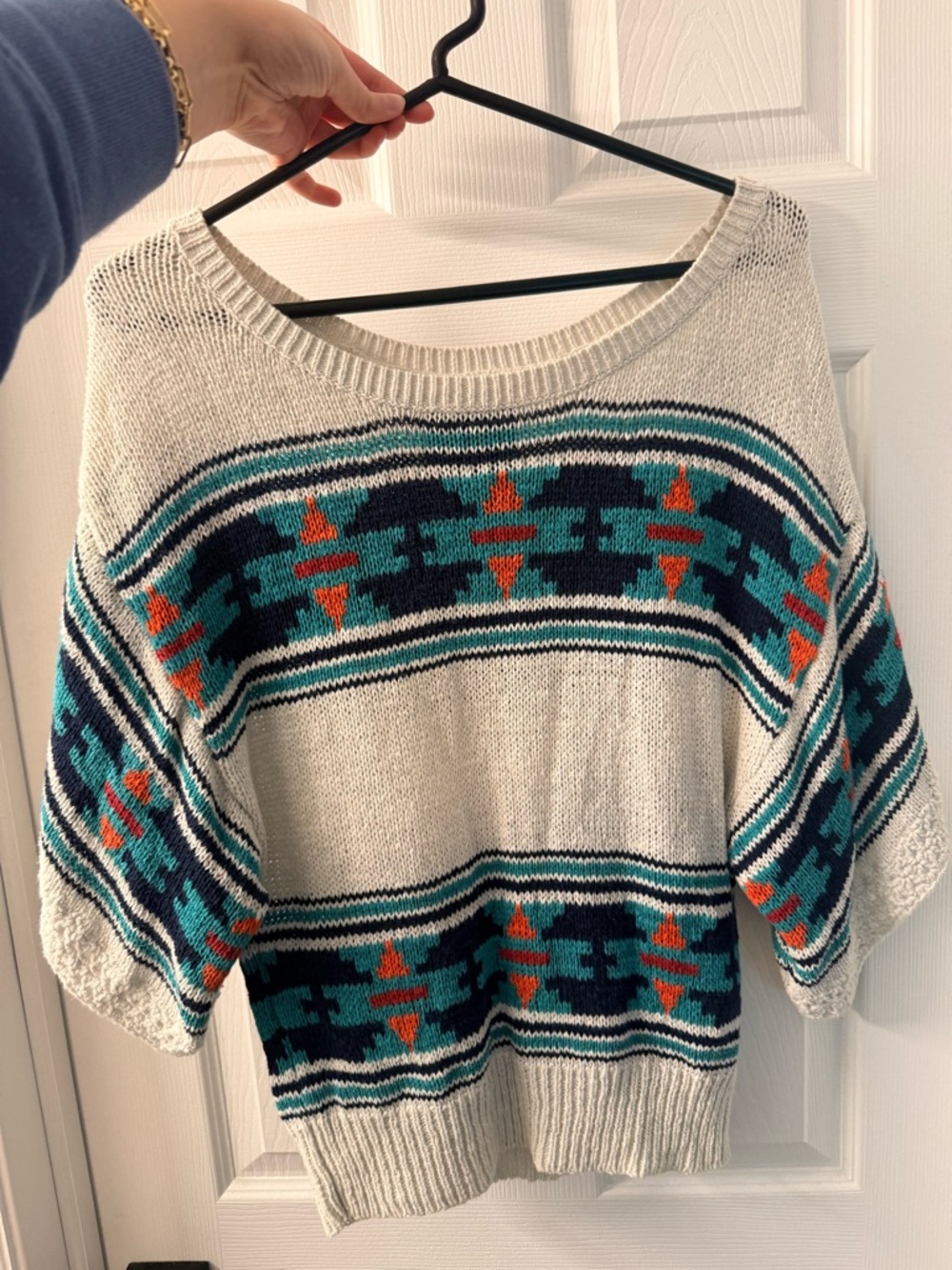 American Eagle Short Sleeve Sweater